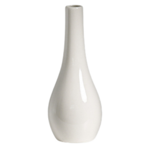 White Ceramic Vase | Flower Vase